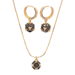 Komplet biżuterii Xuping pozłacany 18k - MF3867614