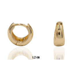 Kolczyki CM miedź pozłacana 14k - MF39365