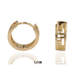 Kolczyki CM miedź pozłacana 14k - MF39355