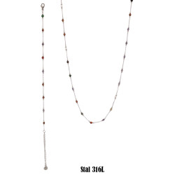 Naszyjnik + bransoletka Merebilo Stal 316L - MF3751820-1