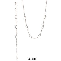Naszyjnik + bransoletka Merebilo Stal 316L - MF3755153