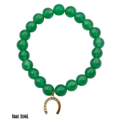 Bransoletka Stal 316L [awenturyn] - MF32475-GP2