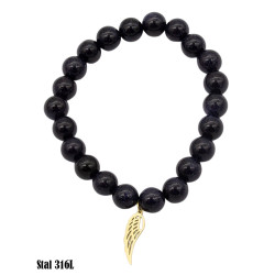 Bransoletka Stal 316L [noc kairu] - MF32474-GP2