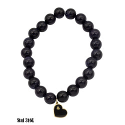 Bransoletka Stal 316L [noc kairu] - MF32474-GP1