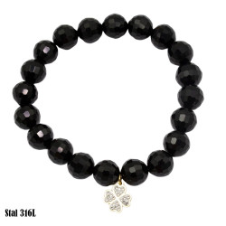 Bransoletka kryształ Stal 316L - MF15520-CP