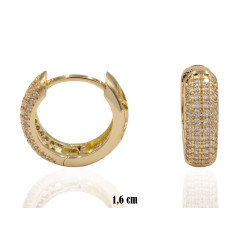 Kolczyki CM miedź pozłacana 14k - MF39376