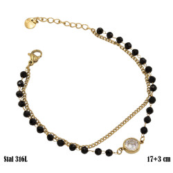 Bransoletka Xuping pozłacana 18k - MF38782