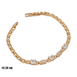 Bransoletka Xuping pozłacana 18k - MF38876