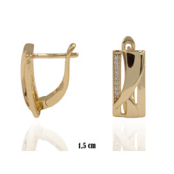 Kolczyki CM miedź pozłacana 14k - MF39395