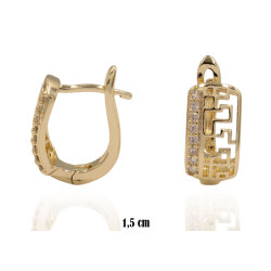 Kolczyki CM miedź pozłacana 14k - MF39398