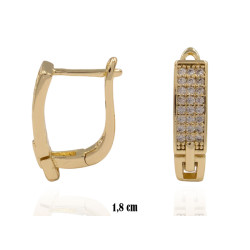 Kolczyki CM miedź pozłacana 14k - MF39400