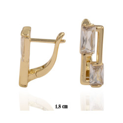 Kolczyki CM miedź pozłacana 14k - MF39401