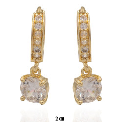 Kolczyki CM miedź pozłacana 14k - MF39405