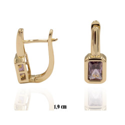 Kolczyki CM miedź pozłacana 14k - MF39412