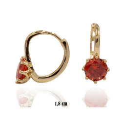 Kolczyki CM miedź pozłacana 14k - MF39418