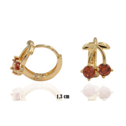 Kolczyki CM miedź pozłacana 14k - MF39420