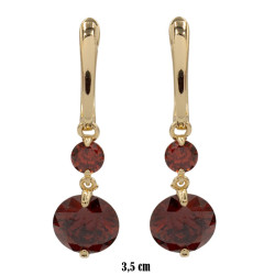 Kolczyki CM miedź pozłacana 14k - MF39432