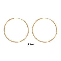 Kolczyki CM miedź pozłacana 14k - MF39580