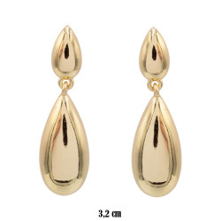 Kolczyki CM miedź pozłacana 14k - MF39665