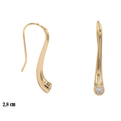 Kolczyki Xuping pozłacane 18k - MF38481