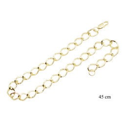 Naszyjnik Merebilo CM miedź pozłacany 14k - MF41298