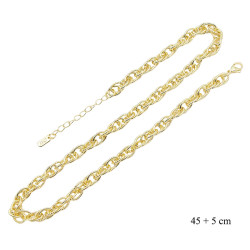 Naszyjnik Merebilo CM miedź pozłacany 14k - MF41294