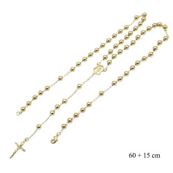 Naszyjnik CM miedź pozłacany 14k - MF41219