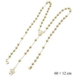 Naszyjnik Merebilo CM miedź pozłacany 14k - MF41217