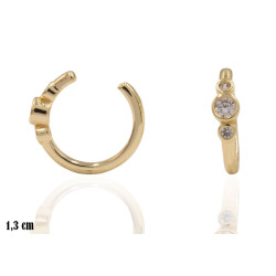 Kolczyki CM miedź pozłacana 14k - MF41235