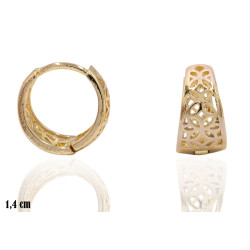 Kolczyki CM miedź pozłacana 14k - MF41362