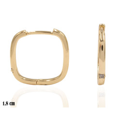 Kolczyki CM miedź pozłacana 14k - MF41277