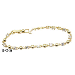 Bransoletka CM miedź pozłacana 14k - MF41256