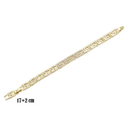 Bransoletka CM miedź pozłacana 14k - MF41265