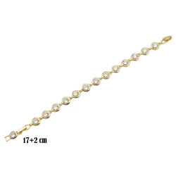 Bransoletka CM miedź pozłacana 14k - MF41271