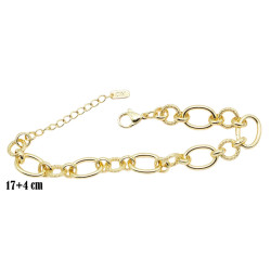 Bransoletka CM miedź pozłacana 14k - MF41153