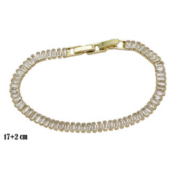 Bransoletka CM miedź pozłacana 14k - MF41266