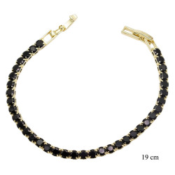 Bransoletka CM miedź pozłacana 14k - MF41238