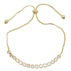 Bransoletka CM miedź pozłacana 14k - MF41222