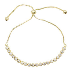 Bransoletka CM miedź pozłacana 14k - MF41221