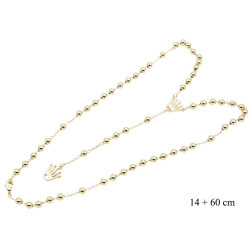 Naszyjnik Merebilo CM miedź pozłacany 14k - MF41293