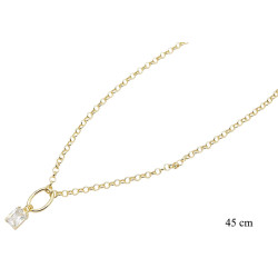 Naszyjnik Merebilo CM miedź pozłacany 14k - MF41239