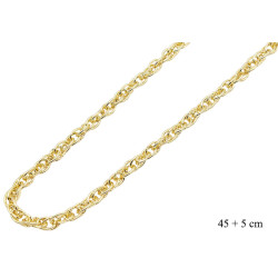 Naszyjnik CM miedź pozłacany 14k - MF41216