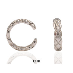 Kolczyki CM [nausznice] miedź rodowana - MF41184