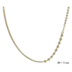 Naszyjnik Xuping pozłacany 14k - MF40316