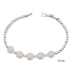 Bransoletka Xuping Rodowana -  MF40296