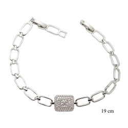 Bransoletka Xuping Rodowana - MF40294