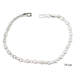 Bransoletka Xuping Rodowana - MF40290