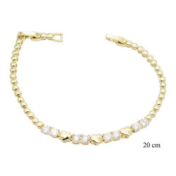 Bransoletka Xuping pozłacana 14k - MF40303