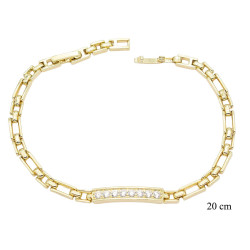 Bransoletka Xuping pozłacana 14k - MF40298