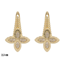 Kolczyki CM miedź pozłacana 14k - MF41274